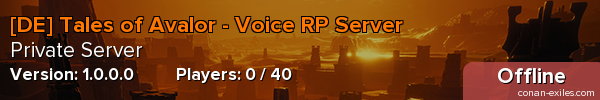 [DE] Tales of Avalor - Voice RP Server