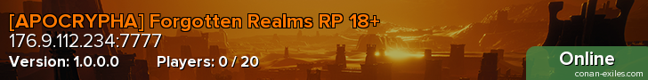 [APOCRYPHA] Forgotten Realms RP 18+