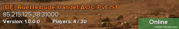 [DE] Ruettelbude/Handel/AOC/PvE S1