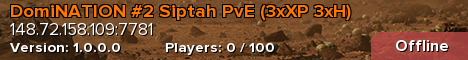 DomiNATION #2 Siptah PvE (3xXP 3xH)