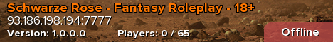 Schwarze Rose - Fantasy Roleplay - 18+