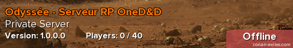 Odyssée - Serveur RP OneD&D
