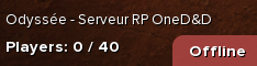 Odyssée - Serveur RP OneD&D