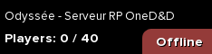 Odyssée - Serveur RP OneD&D