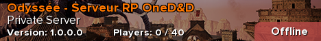 Odyssée - Serveur RP OneD&D
