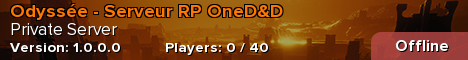 Odyssée - Serveur RP OneD&D
