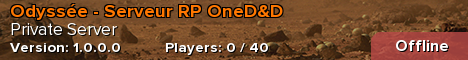 Odyssée - Serveur RP OneD&D