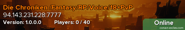 Die Chroniken /Fantasy/RP/Voice/18+PvP