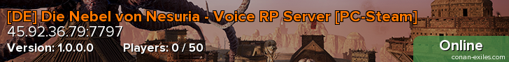 [DE] Die Nebel von Nesuria - Voice RP Server [PC-Steam]