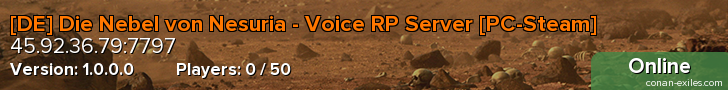 [DE] Die Nebel von Nesuria - Voice RP Server [PC-Steam]