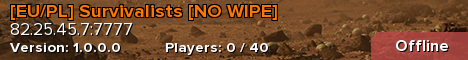 [EU/PL] Survivalists [NO WIPE]