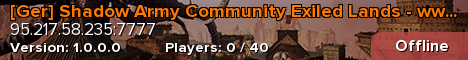 [Ger] Shadow Army Community Exiled Lands - www.dsc.gg/sacom