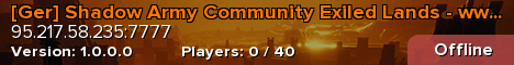 [Ger] Shadow Army Community Exiled Lands - www.dsc.gg/sacom