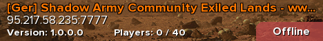 [Ger] Shadow Army Community Exiled Lands - www.dsc.gg/sacom
