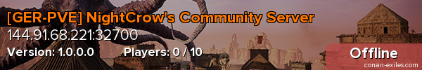[GER-PVE] NightCrow's Community Server