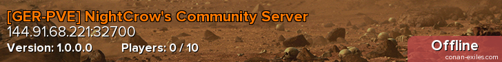 [GER-PVE] NightCrow's Community Server