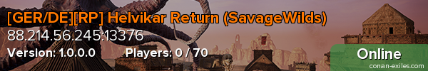 [GER/DE][RP] Helvikar Return (SavageWilds)