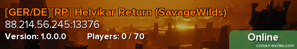 [GER/DE][RP] Helvikar Return (SavageWilds)