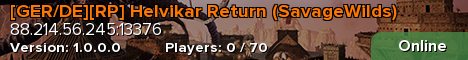 [GER/DE][RP] Helvikar Return (SavageWilds)