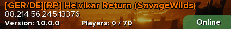 [GER/DE][RP] Helvikar Return (SavageWilds)