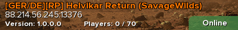 [GER/DE][RP] Helvikar Return (SavageWilds)