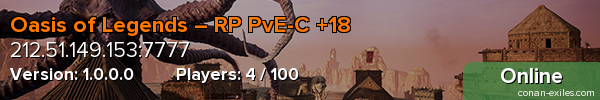 Oasis of Legends – RP PvE-C +18