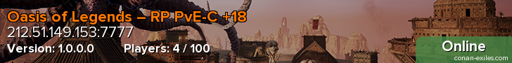 Oasis of Legends – RP PvE-C +18