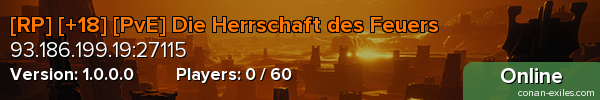 [RP] [+18] [PvE] Die Herrschaft des Feuers