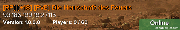 [RP] [+18] [PvE] Die Herrschaft des Feuers