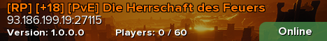 [RP] [+18] [PvE] Die Herrschaft des Feuers