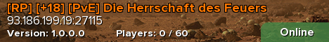 [RP] [+18] [PvE] Die Herrschaft des Feuers