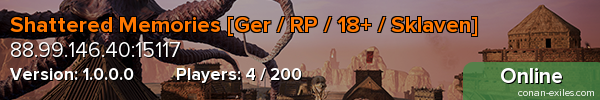 Shattered Memories [Ger / RP / 18+ / Sklaven]