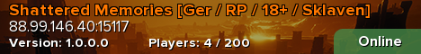 Shattered Memories [Ger / RP / 18+ / Sklaven]