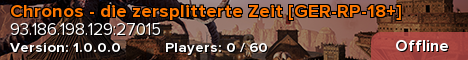 Chronos - die zersplitterte Zeit [GER-RP-18+]