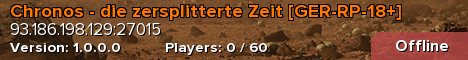 Chronos - die zersplitterte Zeit [GER-RP-18+]