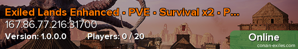 Exiled Lands Enhanced • PVE • Survival x2 • Polska