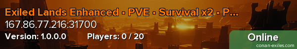 Exiled Lands Enhanced • PVE • Survival x2 • Polska