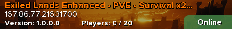 Exiled Lands Enhanced • PVE • Survival x2 • Polska