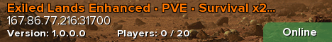Exiled Lands Enhanced • PVE • Survival x2 • Polska