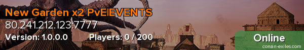 New Garden x2 PvE|EVENTS