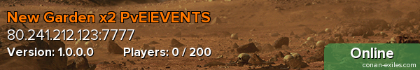 New Garden x2 PvE|EVENTS