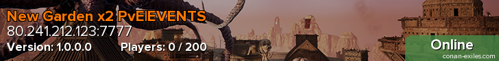 New Garden x2 PvE|EVENTS