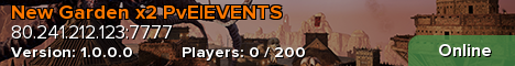 New Garden x2 PvE|EVENTS