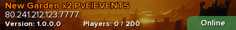 New Garden x2 PvE|EVENTS
