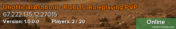 Unofficial|Ashborn - PUBLIC Roleplaying/PVP