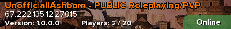 Unofficial|Ashborn - PUBLIC Roleplaying/PVP