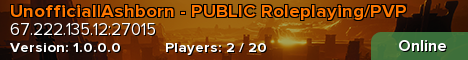 Unofficial|Ashborn - PUBLIC Roleplaying/PVP