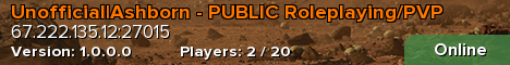 Unofficial|Ashborn - PUBLIC Roleplaying/PVP