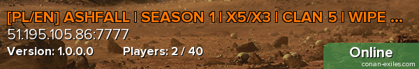 [PL/EN] ASHFALL | SEASON 1 | X5/X3 | CLAN 5 | WIPE 09.05