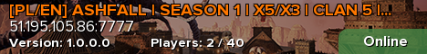 [PL/EN] ASHFALL | SEASON 1 | X5/X3 | CLAN 5 | WIPE 09.05